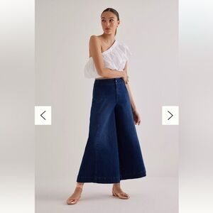 Anthropologie Maeve High-Rise Palazzo Jeans NWT